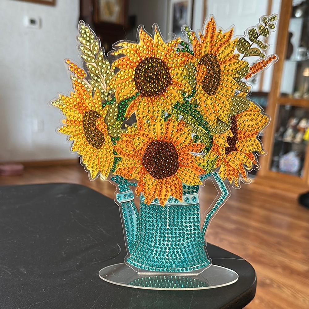 Sunflower Beaded Art Decor